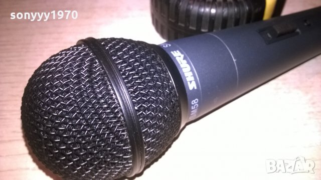 SHURE SM58 PROFI MIC-ВНОС ШВЕИЦАРИЯ, снимка 2 - Микрофони - 27143664