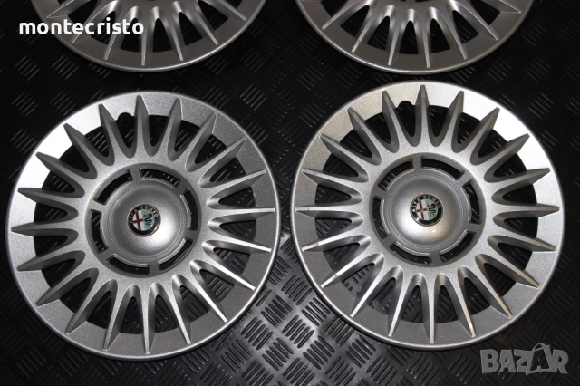 ✔️Оригинални тасове Alfa Romeo 147 (2000-2010г.) Alfa 147 / 60695794 / 15 цола, снимка 2 - Аксесоари и консумативи - 52360923