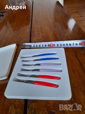 Стари десертни вилички #2, снимка 4 - Антикварни и старинни предмети - 38797925