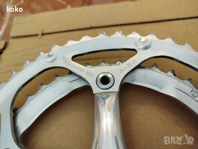 Средно движение венци курбели Shimano 105 , снимка 6 - Части за велосипеди - 49545938