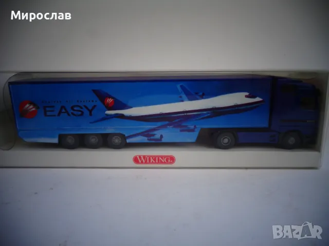 WIKING H0 1/87 MERCRDES ACTROS ТИР МОДЕЛ КАМИОН КОЛИЧКА