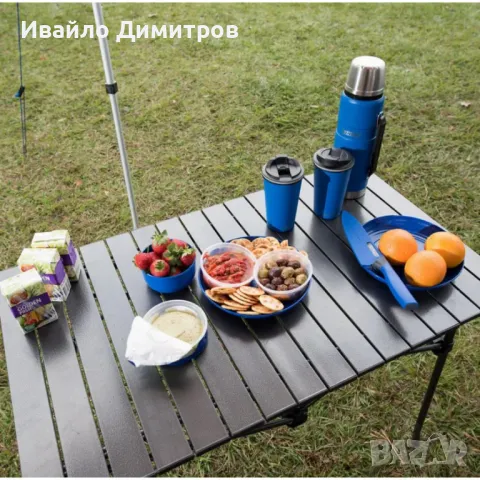 Сгъваема къмпинг маса 95х55, снимка 1