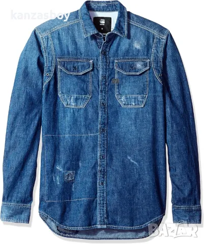 g-star wolker shirt - страхотна мъжка риза ХЛ