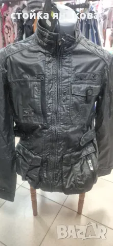 Спортно елегантно мъжко черно тънко яке, снимка 5 - Якета - 49747809