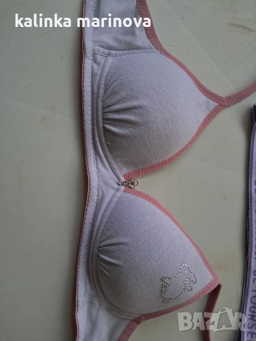 нов сутиен и ползвани  вид тийнейджър 4 лв, снимка 4 - Корсети, бюстиета, топове - 51439655