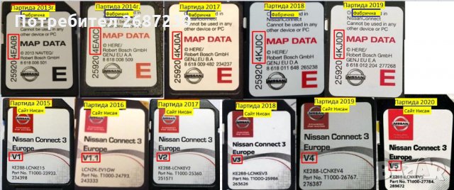 🚗🚗 2023 SD card (Nissan Connect 1 2 3) навигация+камери Нисан Qashqai/JUKE/X-TRAIL/NOTE map update, снимка 13 - Навигация за кола - 28925615