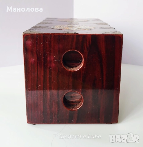 Две корейски кутии за бижута Najeonchilgi (나전칠기)., снимка 7 - Антикварни и старинни предмети - 51927955