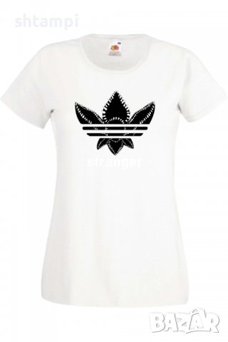 Дамска Тениска Stranger Adidas,Филм,Сериал,, снимка 3 - Тениски - 37314522