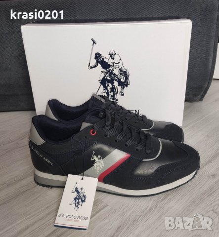 Oригинални маратонки от US Polo Assn! 41тъмносини, снимка 8 - Маратонки - 34979696