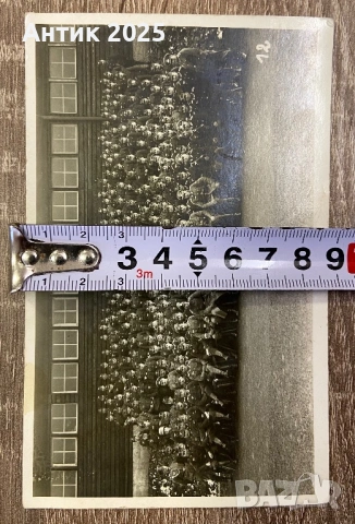 Антикварна фотография „Групов портрет на военни“, Хамелбург, снимка 4 - Колекции - 53597274