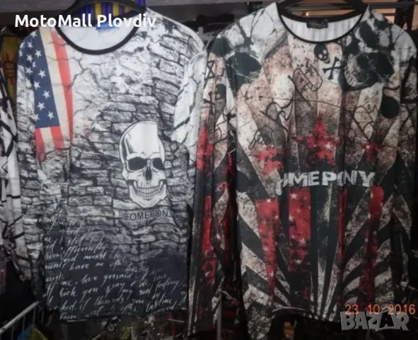 Фланела нова мото чопър рокер череп черепи m l xl xxl мотор