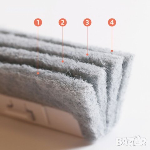 3861 Дунапрена четка за почистване с малка шпатула на дограма, снимка 3 - Други стоки за дома - 43955682