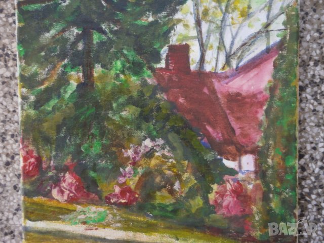 Картина М.Б. платно 30х40см., снимка 2 - Картини - 36590161