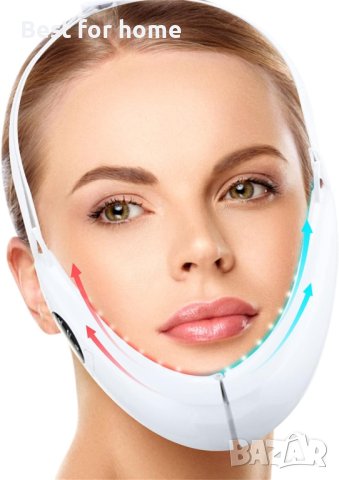 Уред за терапия на лице и двойна брадичка EMS V face beauty meter, снимка 1 - Масажори - 43936278