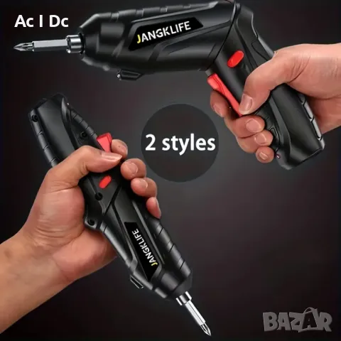 Акумулаторна отвертка  + аксесоари, снимка 3 - Винтоверти - 49844555