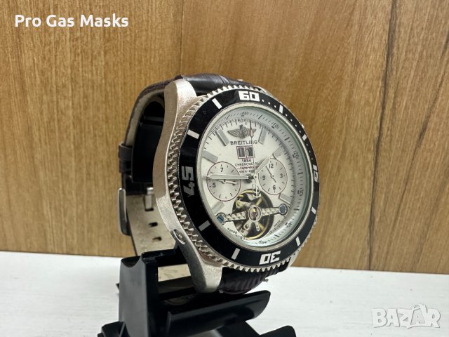 Часовник Breitling Автоматичен Chronometre Super Ocean Modified Неръждаема стомана Минерлно стъкло К, снимка 5 - Мъжки - 44025659