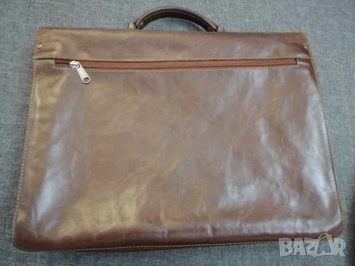 Оригинална кожена мъжка чанта KATANA,Франция. , снимка 3 - Чанти - 27968814
