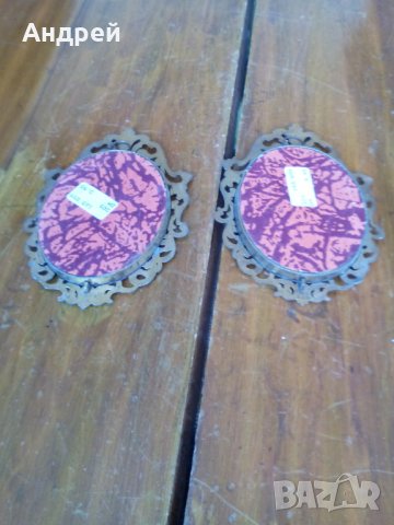 Стара картина,картини с месингова рамка, снимка 4 - Други ценни предмети - 28319868