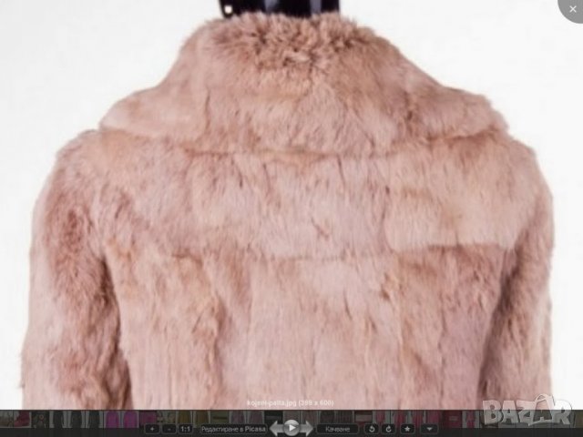 Палто от лисица естествена кожа, снимка 3 - Палта, манта - 28672248