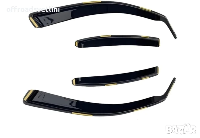 Комплект от 4 броя ветробрани за SKODA OCTAVIA SEDAN 2004 до 2013 MK2, снимка 2 - Аксесоари и консумативи - 50557439