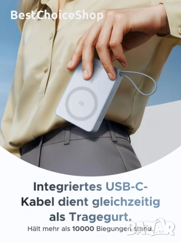  Ugreen Model: PB773. MagFlow за MagSafe Power Bank  Qi2 25W безжично бързо зареждане