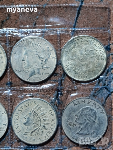 Комплект от 8 бр . американски монети , снимка 3 - Нумизматика и бонистика - 51870386