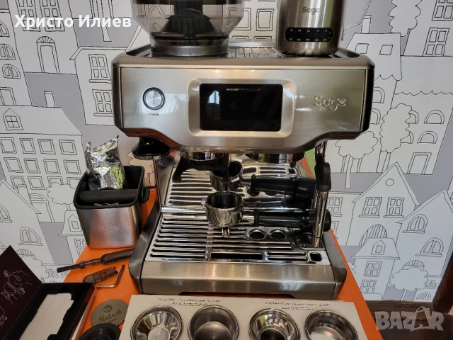 Кафемашина SAGE the Barista Touch Еспресо машина с дисплей, снимка 10 - Кафемашини - 50820310
