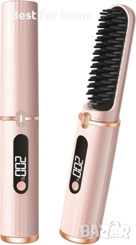 Безжична четка за изправяне на коса