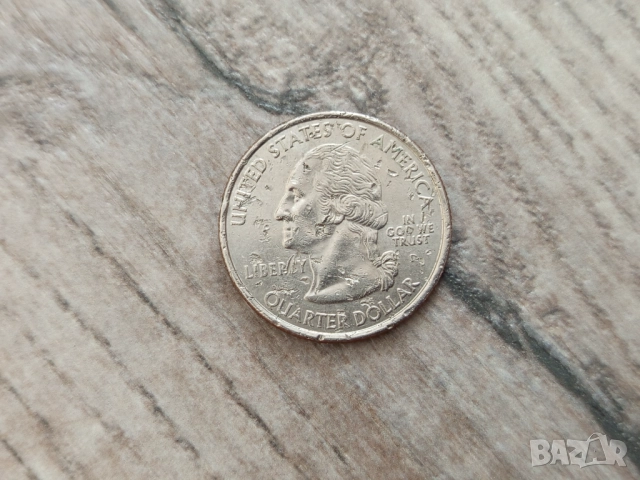 Монета 2005 Съединени Щати Washington Quarter - 25 Cents (Land of 10000 lakes, Minnesota), снимка 3 - Нумизматика и бонистика - 52123899