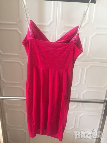 ЛИКВИДАЦИЯ! Уникална цикламена рокля с камъни BARBIE , снимка 6 - Рокли - 38798803