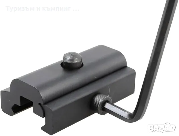 Адаптер за двунога от антабка към уйввър база пиканттина, снимка 3 - Оборудване и аксесоари за оръжия - 49310222