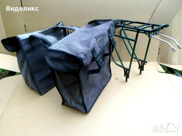 Багажник за велосипед 28"с чанти/дисаги/