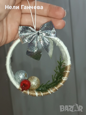 Ръчно изработена коледна декорация, снимка 18 - Други - 52829806
