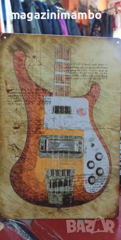 Rickenbacker 4000 Bass-метална табела(плакет)