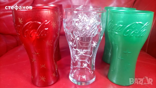 Чаши Кока Кола, новогодишни, цветни, снимка 8 - Чаши - 50688572