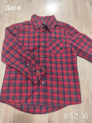 ризка на Benetton , снимка 4 - Детски ризи - 51570549