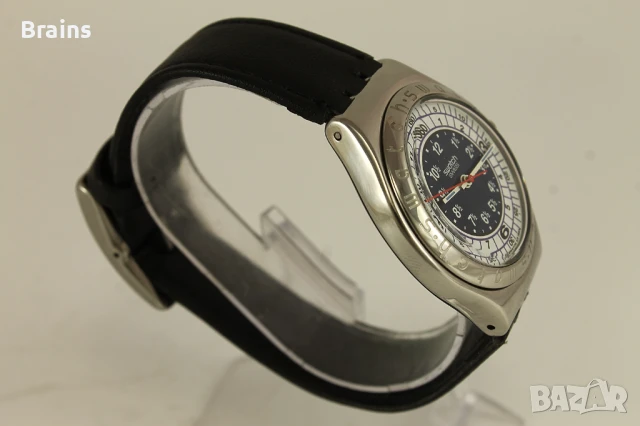 1993 SWATCH IRONY Ocean Storm Швейцарски Кварцов Часовник, снимка 6 - Мъжки - 50959031
