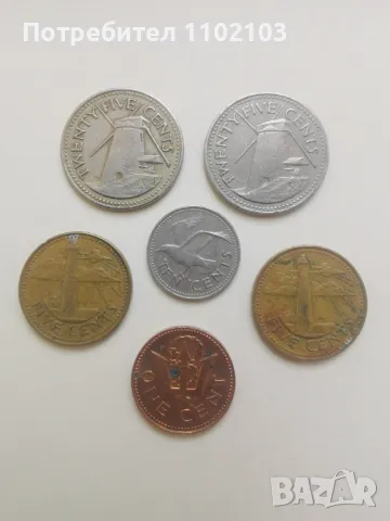 Лот монети от Барбадос 2