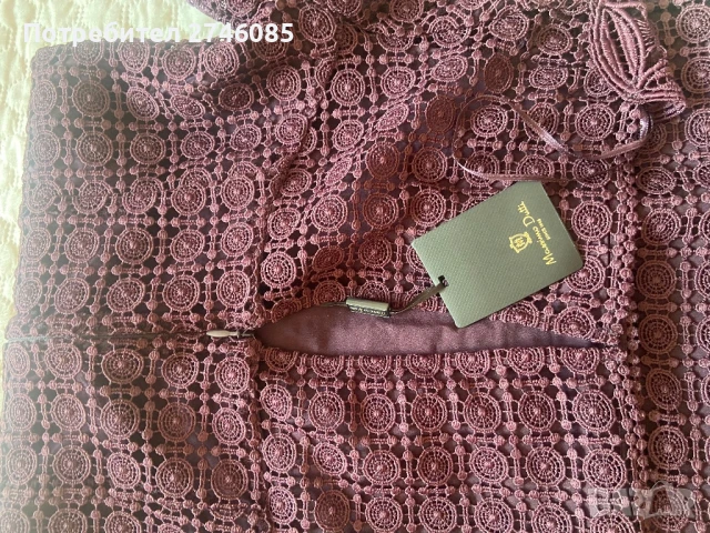Дантелена рокля Massimo Dutti, снимка 4 - Рокли - 50918187
