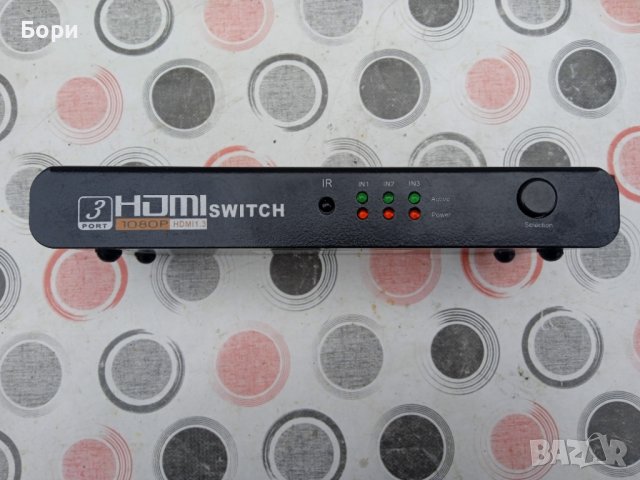 HDMI Switch 3 x 1, снимка 3 - Приемници и антени - 39320478