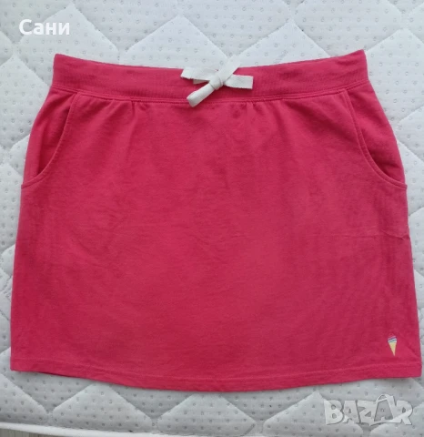 Розова памучна пола, снимка 3 - Поли - 50747555