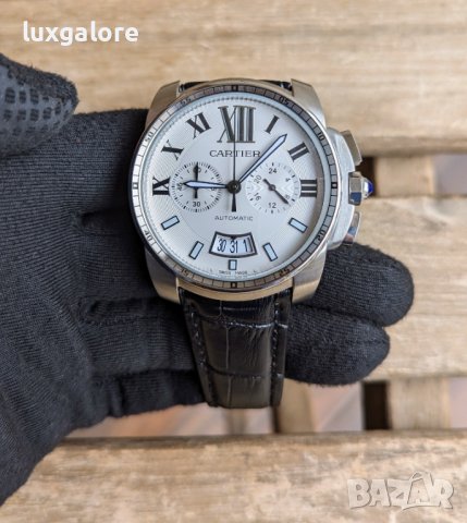 Мъжки часовник Cartier Calibre de Cartier с кварцов механизъм, снимка 2 - Мъжки - 41694964