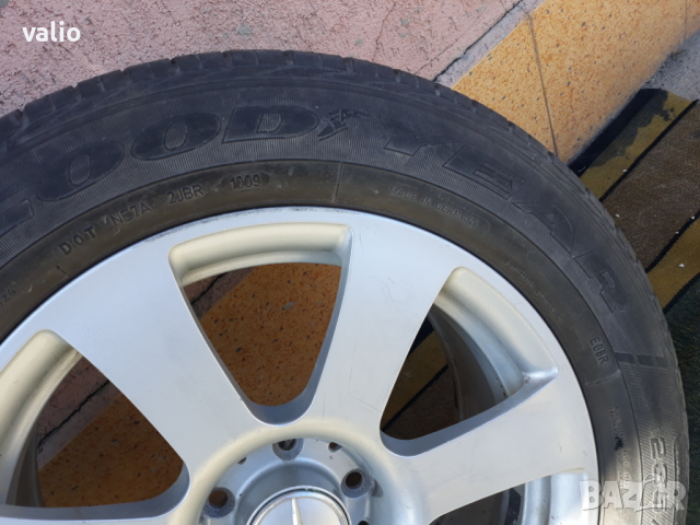 2БР ГУМИ С ДЖАНТИ 5/112/17  MERCEDES E,S, снимка 4 - Гуми и джанти - 36415486