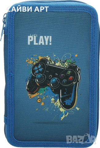 Несесер Street Woop, 2 ципа, празен, 21x13x5cm