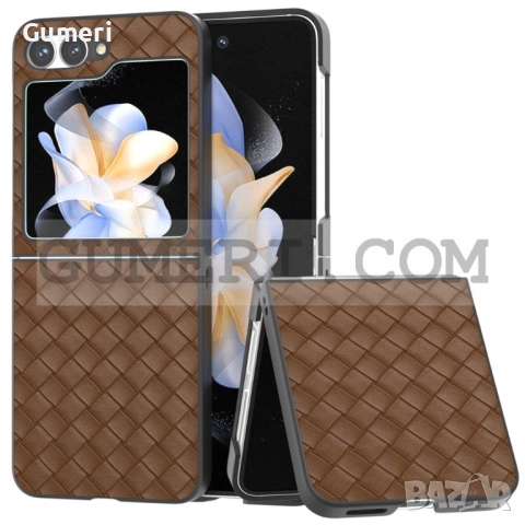 Samsung Galaxy Z Flip 7 FE Кожен Предпазен Гръб, снимка 5 - Калъфи, кейсове - 51444701