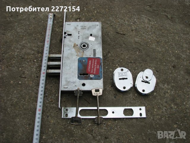 Касова брава с 2 ключа, снимка 1 - Интериорни врати - 32701526