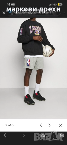 Nike Lakers Performance Pre-owned Club wear - black XL, снимка 2 - Суичъри - 52755519