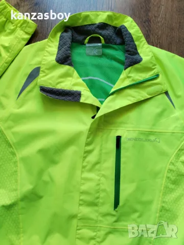 Endura Gridlock II Waterproof Cycling Jacket in High Vis Yellow - мъжко вело яке КАТО НОВО Л, снимка 3 - Якета - 50073167