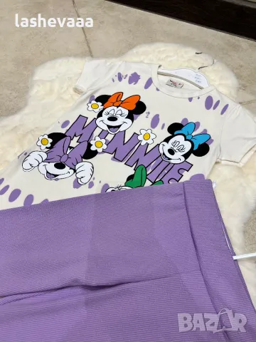 Детски комплект Мини Маус в лилаво 💜, снимка 3 - Детски комплекти - 46726331