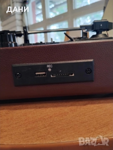 грамофон, вълшебно куфарче с презапис от него на флашка , блутут.Изход към усилвател, снимка 3 - Грамофони - 52647561